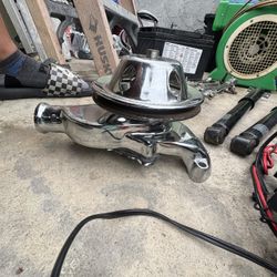 Small Block Chevy Water Pump With Pully all chrome $120 327 was gonna put on my 64 but sold the car lmk need it gone 