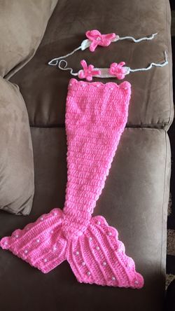 Mermaid crochet set