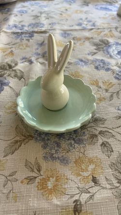 Decorative Bunny Dish