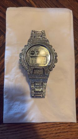 Solar Men’s Bling Hiphop Iced Watch