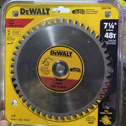 Dewalt 7 1/4 Metal Saw Blade  48 Tooth