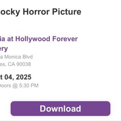 The Rocky Horror Picture Show - Hollywood Forever Cemetery 