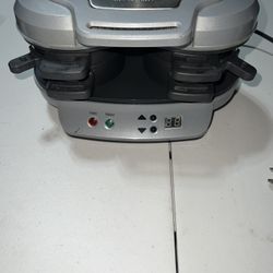 Hamilton Beach 25490 Grey Dual Breakfast Sandwich Maker With Timer Tested Good