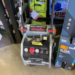 Husky 4.5 Gal. Portable Electric-Powered Silent Air Compressor