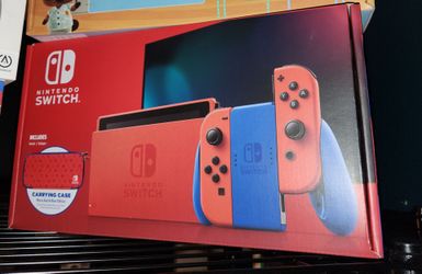 Mario Red Limited edition Nintendo Switch Console New In Box