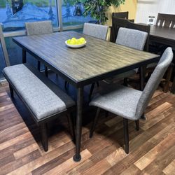 Vilhelm Standard Height 6pc Dining Set