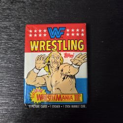 1987 Wwf Wrestlemania Cards Pack