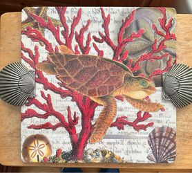 Turtle tray with Shell handles