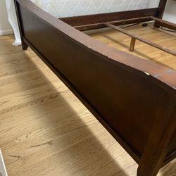 All Wood Sleigh Bed
