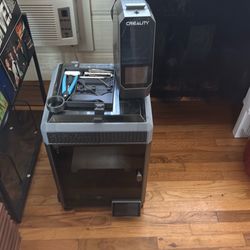 Creality K1C- 3D Printer with storage & creality filament rolls