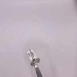 Womens Platinum/18kyg Ring