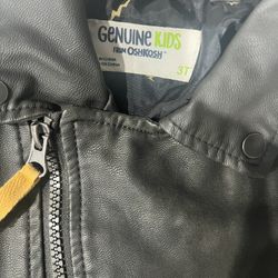 girl’s leather jacket 