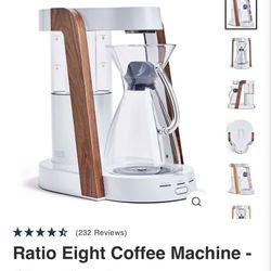 Ratio 8 Coffee Maker- Healthier Coffee!