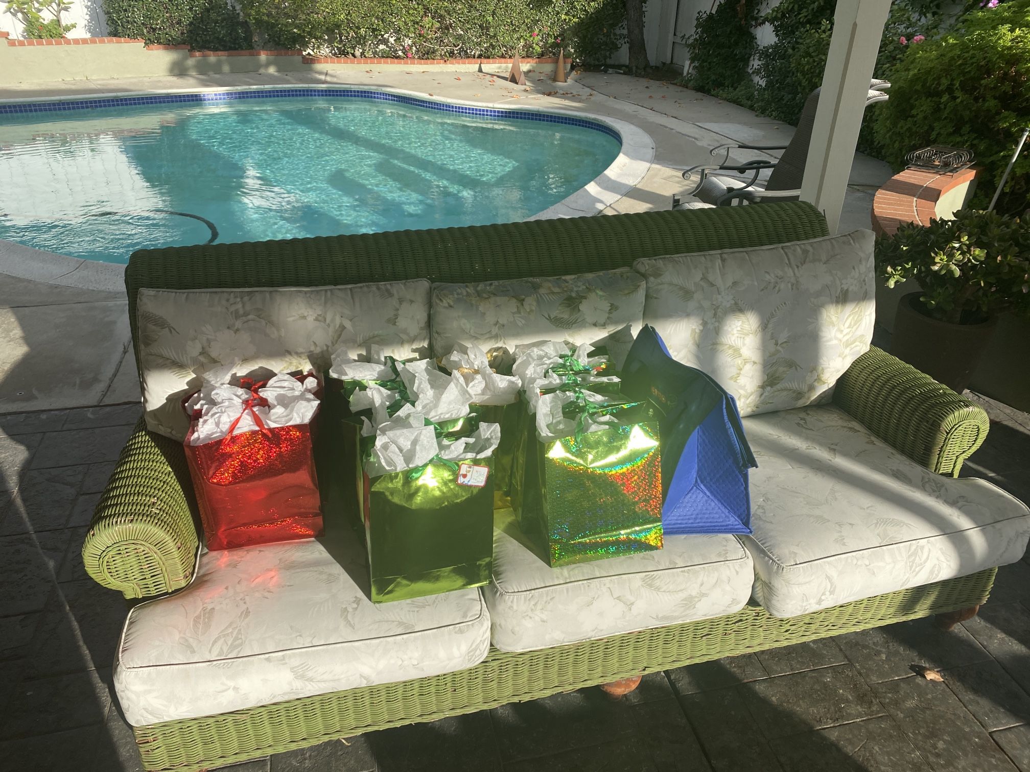 Outdoor Wicker Couch