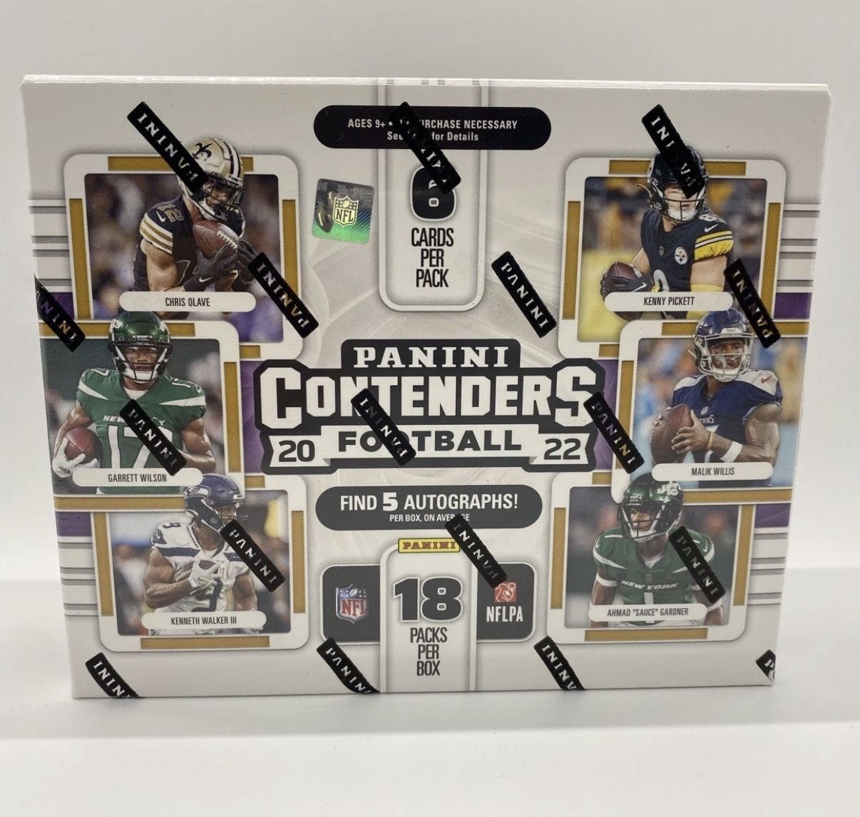 2022 Panini Contenders NFL Football HOBBY BOX 5 Autographs Factory Sealed F/S