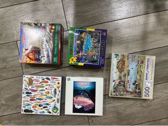 Lot of 5 puzzles 500piece