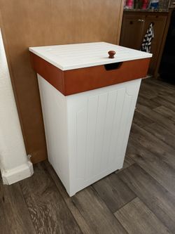 Wood Trash Can