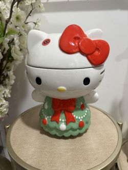 Hello Kitty Christmas Ceramic Jar