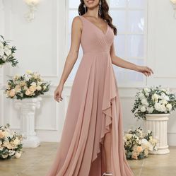 Dusty Rose Bridesmaid Dress Size 14