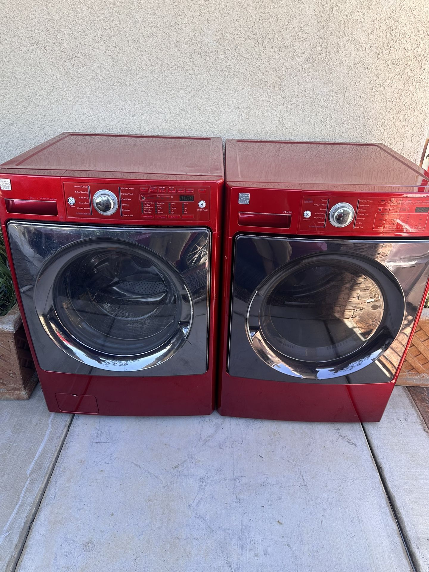 Kenmore Elite Washer And Kenmore Elite Steam Gas Dryer 