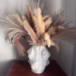 unbreakable vase and Dried Pampas Grass Decor,