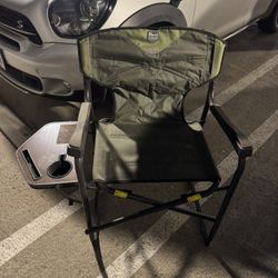 Camping Chair Folding With Table 
