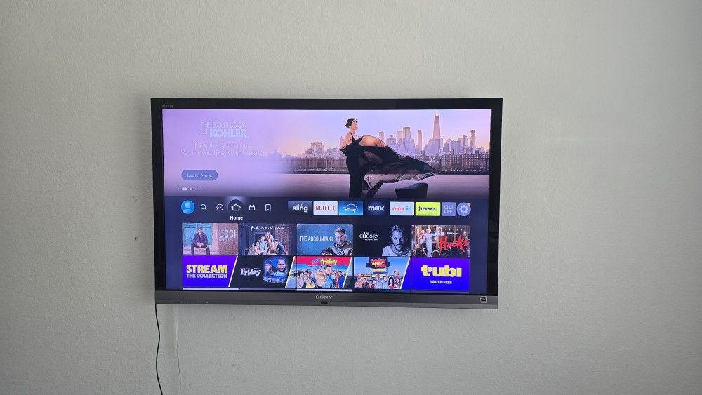 Sony 46inch TV + Wall Mount + Amazon Firestick + Google Cheomecast