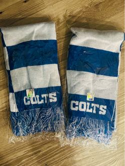 Indianapolis Colts NFL Knit Scarves – Lot of 2