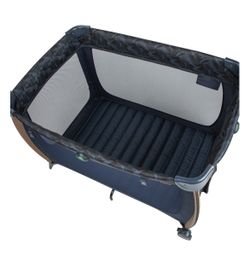 *NEW IN BOX* Baby Deluxe Playard Pack n Play - Navy Blue  Thumbnail