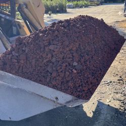 Red Lava Rock - Yard