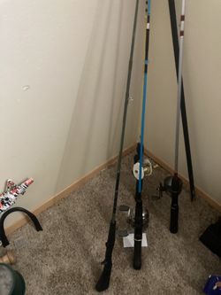 fishing poles 10$ ea