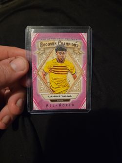 Upper Deck Goodwin Champions All-world Lamine Yamal Pink 9 of 10 Card