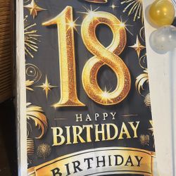 18 birthday party background