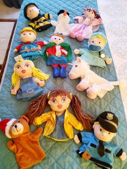 Vintage Lillian Vernon Hand Puppets -Read Ad