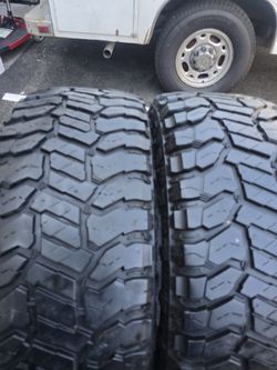 Only 2 used tires Lt37x12.50r22 Patriot Rugged Terrain $250.00