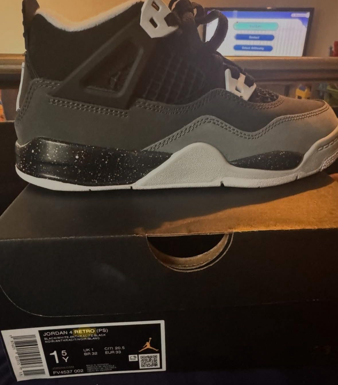 Boys Jordan Fear Size 1.5Y