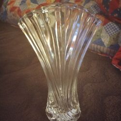 3D Heavy Flower Vase  Clear