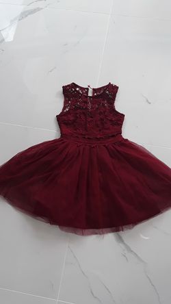 Maroon Prom/Homecoming short dress
