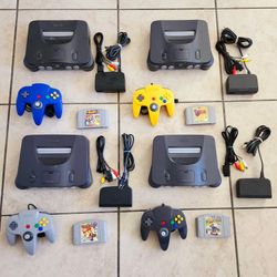 Nintendo 64 / N64 sets with Games & Hdmi available