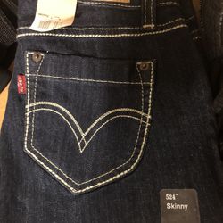 Levi 524 Short Skinny Jeans Size 5