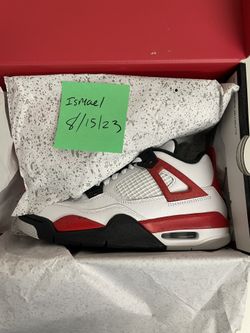 Jordan 4 ‘Red Cement’ 5 Y