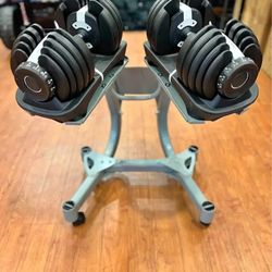 Adjustable- Dumbbell- and- Rack
