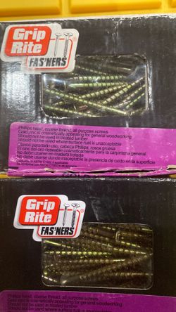 Grip rite 2 1/2 “ gold screws Philips head