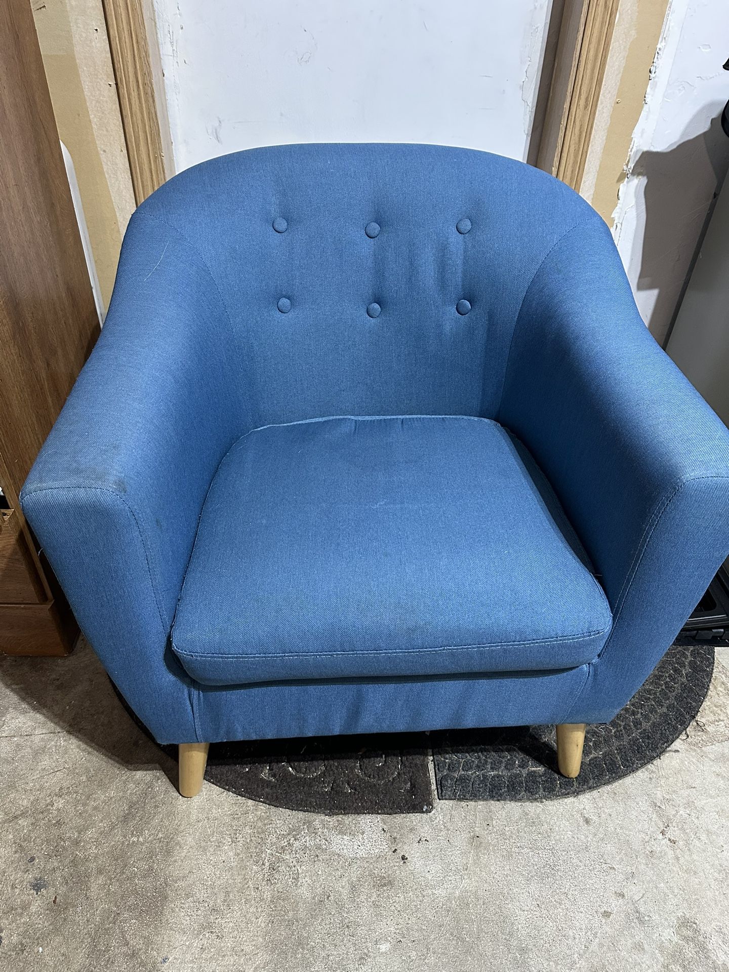 Blue Accent Chair