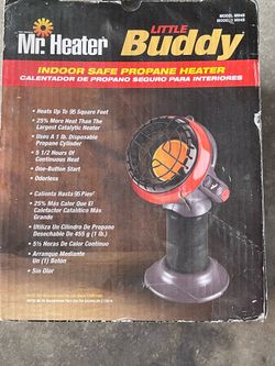 Mr. Heater MH4B Little Buddy propane heater designed for indoor use