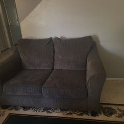 Grey Couches And Recliner