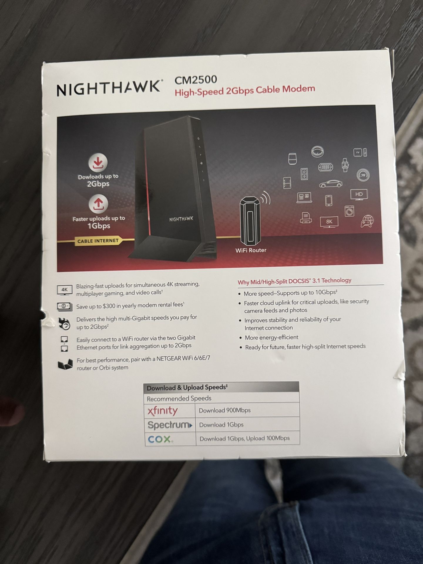 Nighthawk CM 2500 High Speed Modem