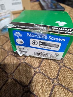 Hillman machine screws.