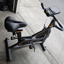 NEW UREVO Indoor Cycling Bike, Exercise Bike for Home Gym Cardio Bike Fitness Training Bike with Comfortable Seat Cushion