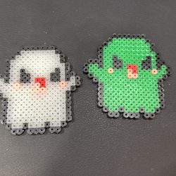 Ghost perler bead
